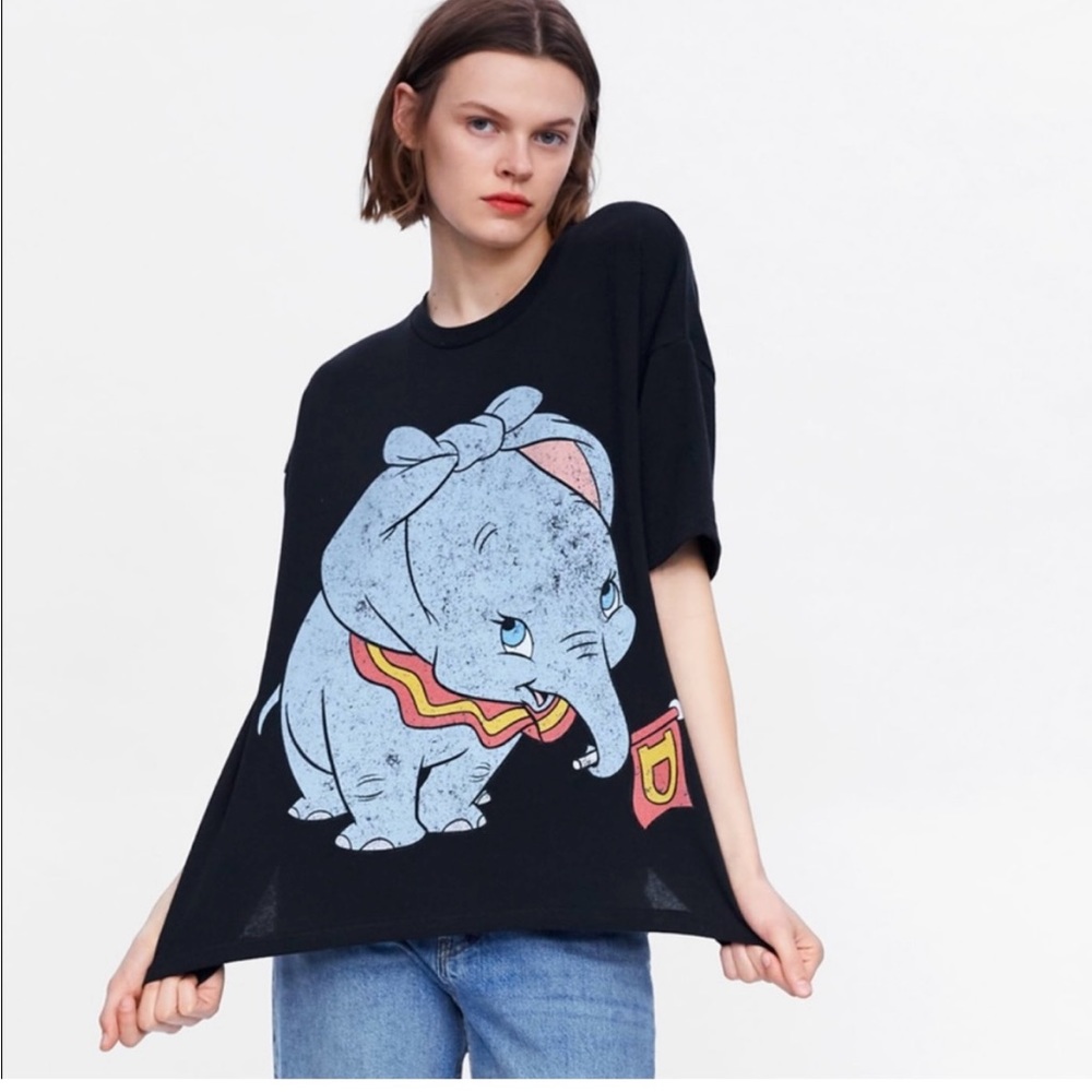 NWOT Zara Disney Dumbo T-shirt